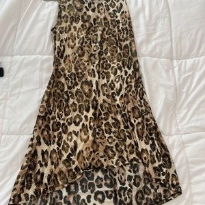 Animal print dress